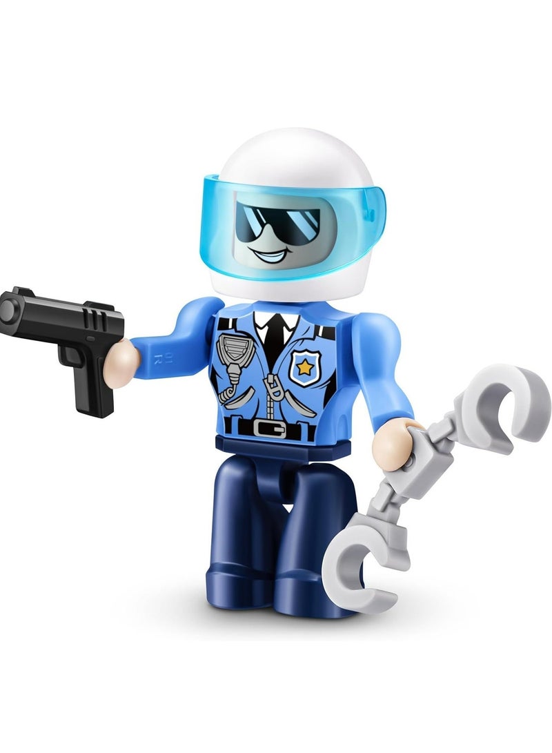 Zuru Max Max City Int Police Station Playset 121 Bricks - Image 4